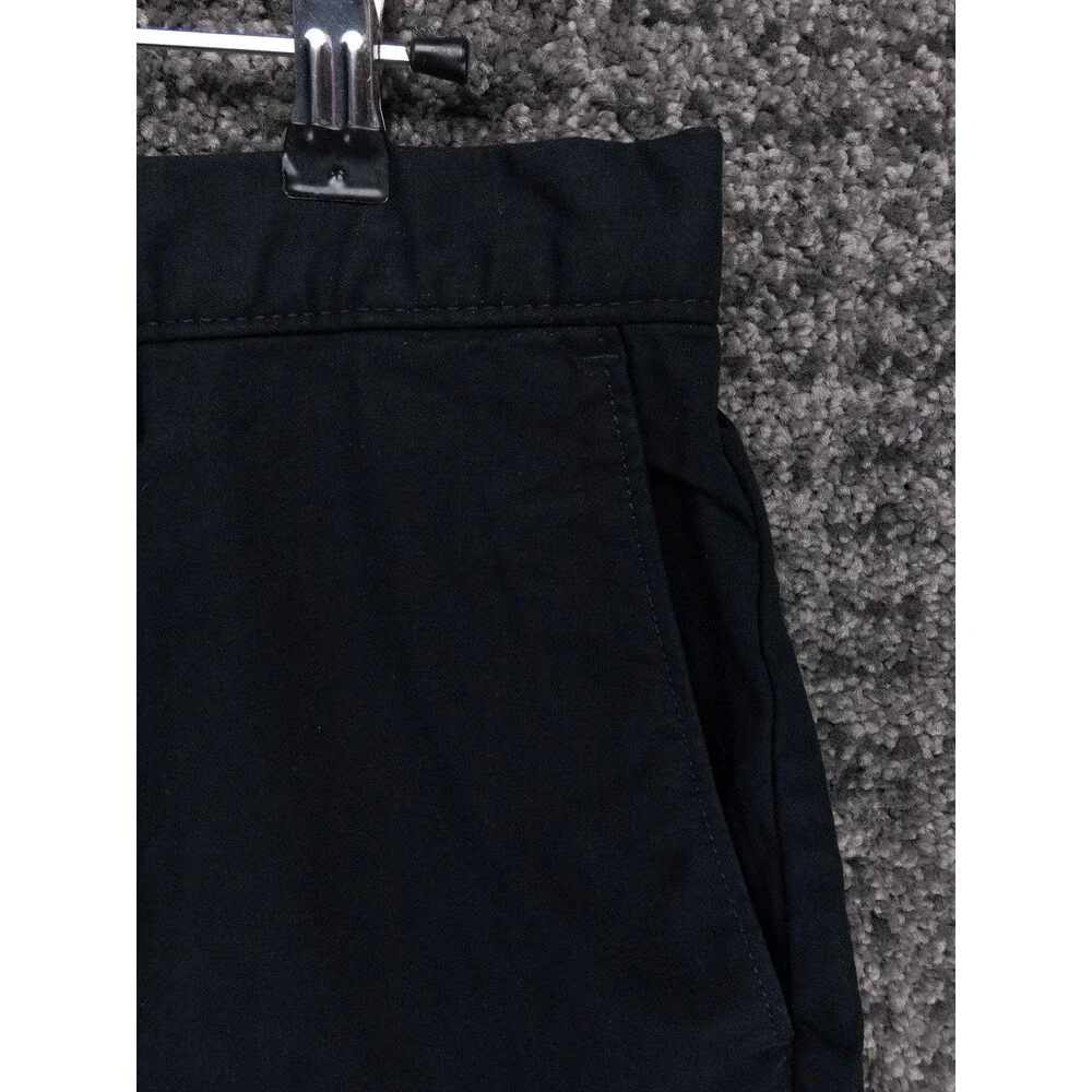 Banana Republic Shorts Mens 31 Actual 32 Black Slim Lived In Chino Stretch NWT